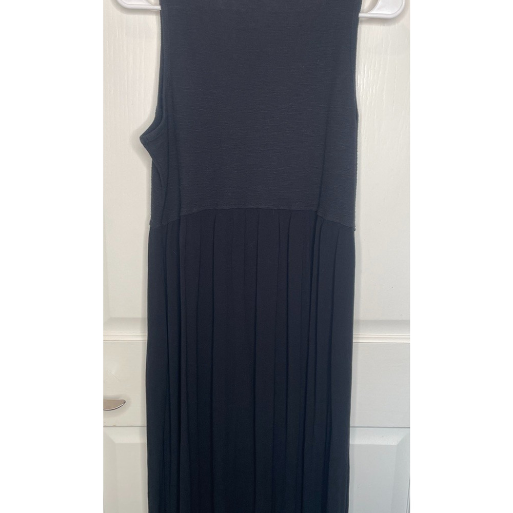 Frye Women's Button Front Sleeveless Maxi Dress Sz M Sundress Boho Peasant - Picture 4 of 9